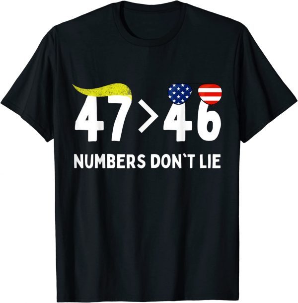 Trump President 2024 Vote Donald Trump 47th Usa Anti Biden Classic Shirt