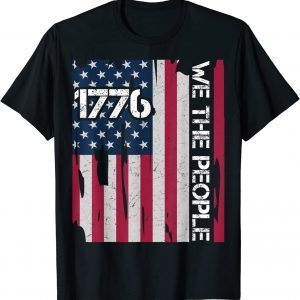 US American flag 1776 we the people for independence day 2022 Shirt