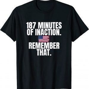 USA 187 Minutes of Inaction Remember That 2022 Shirt