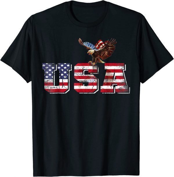 USA Patriotic 4th of July American Flag Classic Shirt