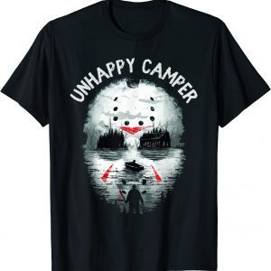 Unhappy Camper Camping Outdoors Graphic 2022 Shirt