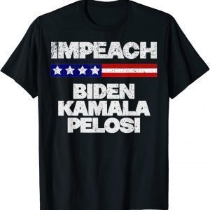 Vintage Impeach Biden Kamala Pelosi Anti Biden 2022 Shirt