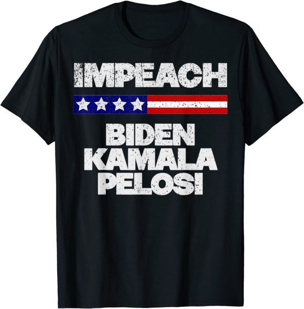 Vintage Impeach Biden Kamala Pelosi Anti Biden 2022 Shirt