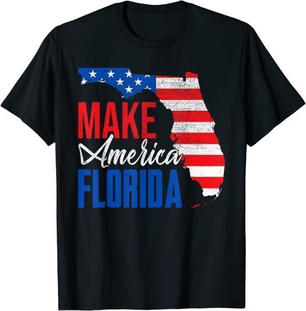 Vintage Make America Florida Trump DeSantis 2024 Election 2022 Shirt