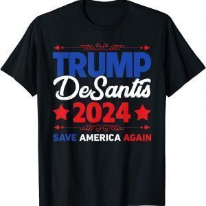 Vintage Trump Desantis 2024 Save America Again Election 2024 Limited Shirt