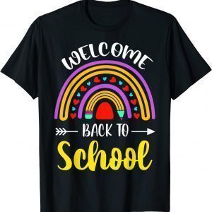Welcome Back to School Survival Math Quiz Rainbow 2022 Shirt