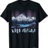 Wild Alaska Alaskan Wildlife Aurora Borealis The Polar Sky 2022 Shirt