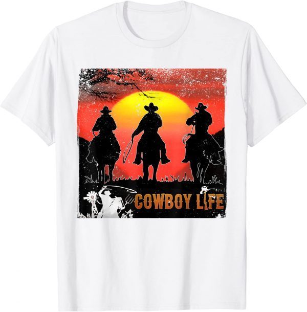 Yeehaw Rodeo Horse Riding Howdy Western Country Life Cowboys 2022 Shirt