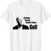 Action Speaks Louder Than Golf Dark Brandon Biden Golfing 2022 Shirt