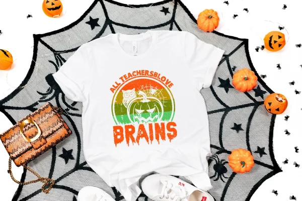 All Teachers Love Brains Halloween 2023 Shirt