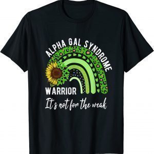 Alpha Gal Syndrome Rainbow & Sunflower Awareness Month 2022 Shirt