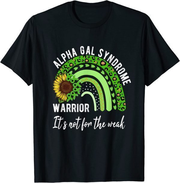 Alpha Gal Syndrome Rainbow & Sunflower Awareness Month 2022 Shirt