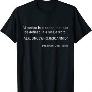 America Is A Nation That Can Be Defined In Single Word 2022 Shirt