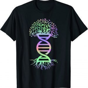 Awesome Biology Colors DNA Genetics Tree Of Life Classic Shirt