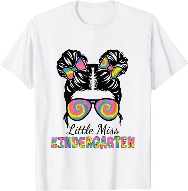 Back To School Little Miss Kindergarten First Day Of School 2022 Shirt