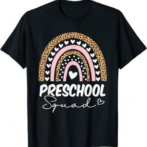 Back To School Preschool Squad Rainbow Teachers Classic Shirt