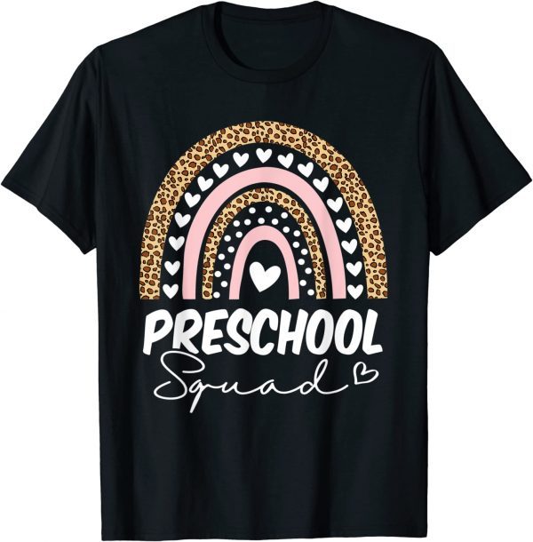 Back To School Preschool Squad Rainbow Teachers Classic Shirt