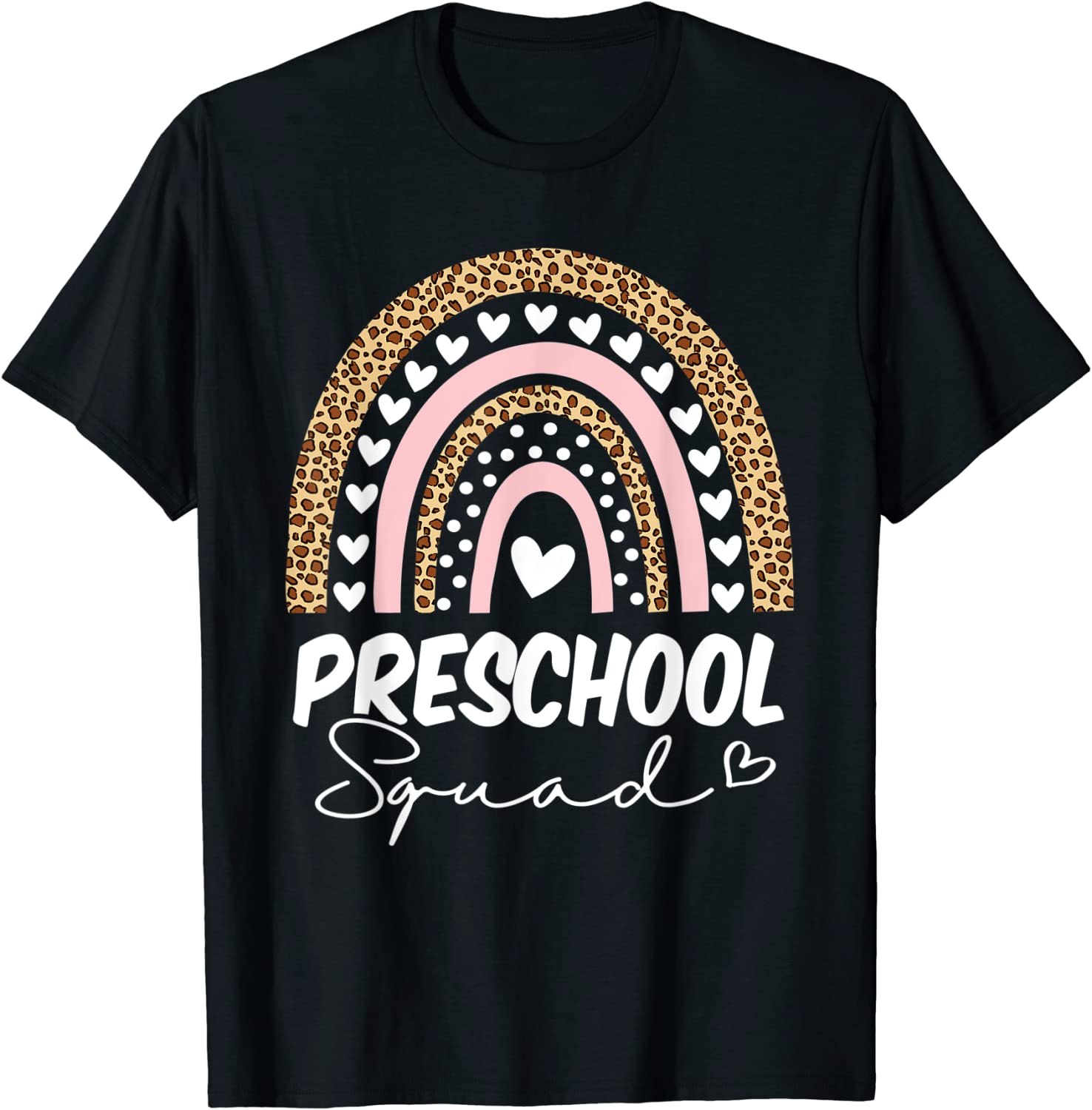 Back To School Preschool Squad Rainbow Teachers Classic Shirt - Teeducks