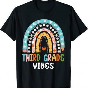 Back to School Third Grade Vibes Teachers & Students Classic Shirt