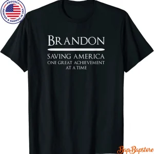 Biden Dark Brandon Saving America One Great Achievement At A Time 2022 shirt