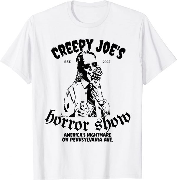 Bïden Halloween Creepy Joe's Horror Show Halloween T-Shirt