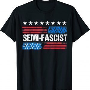 Biden Quotes Semi-Fascist Political Humor Us Flag 2023 Shirt