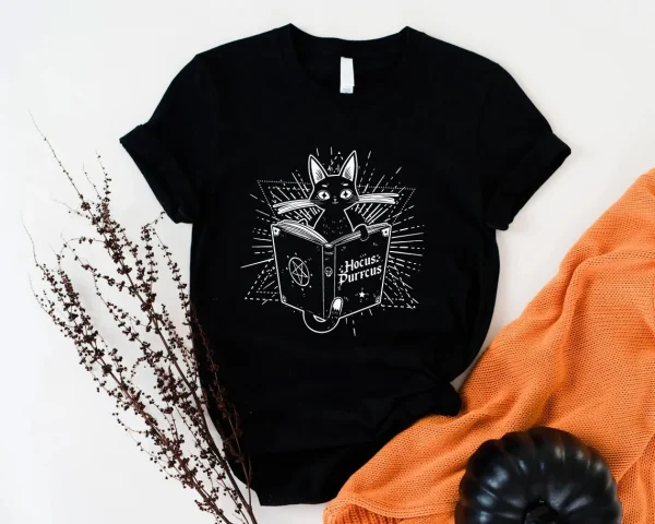 Black Cat Hocus Pocus Halloween 2023 Shirt