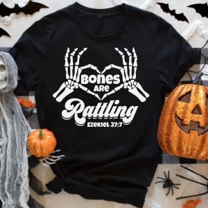 Bones are Rattling, Christian Halloween Classic Shirt