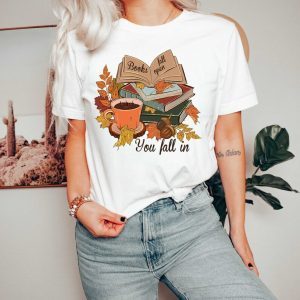 Books Fall Open You Fall In Halloween 2022 Shirt