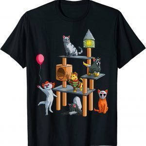 Cat Horror Movies Cute Halloween for Cat Kitty Lovers 2022 Shirt