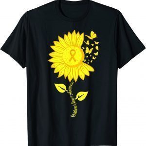 Childhood Cancer Awareness Sunflower September Cancer 2022 Shirt