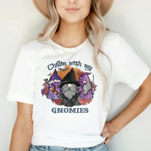 Chillin' With My Gnomies Halloween 2022 Shirt