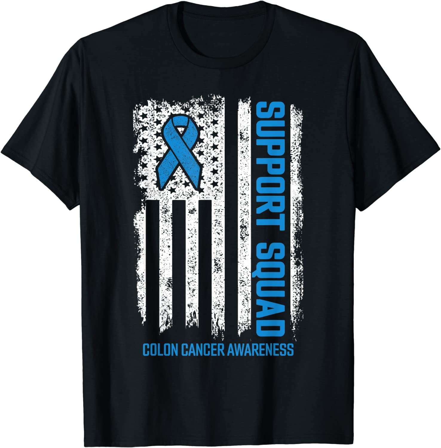 Colon Cancer Support Squad Colon Cancer Awareness Classic Shirt - Teeducks