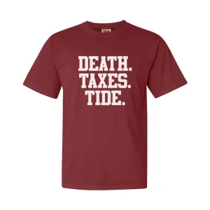 Death Taxes Tide 2022 Shirt