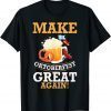 Drink German Beer With Sausage Make Oktoberfest Great Again Classic Shirt