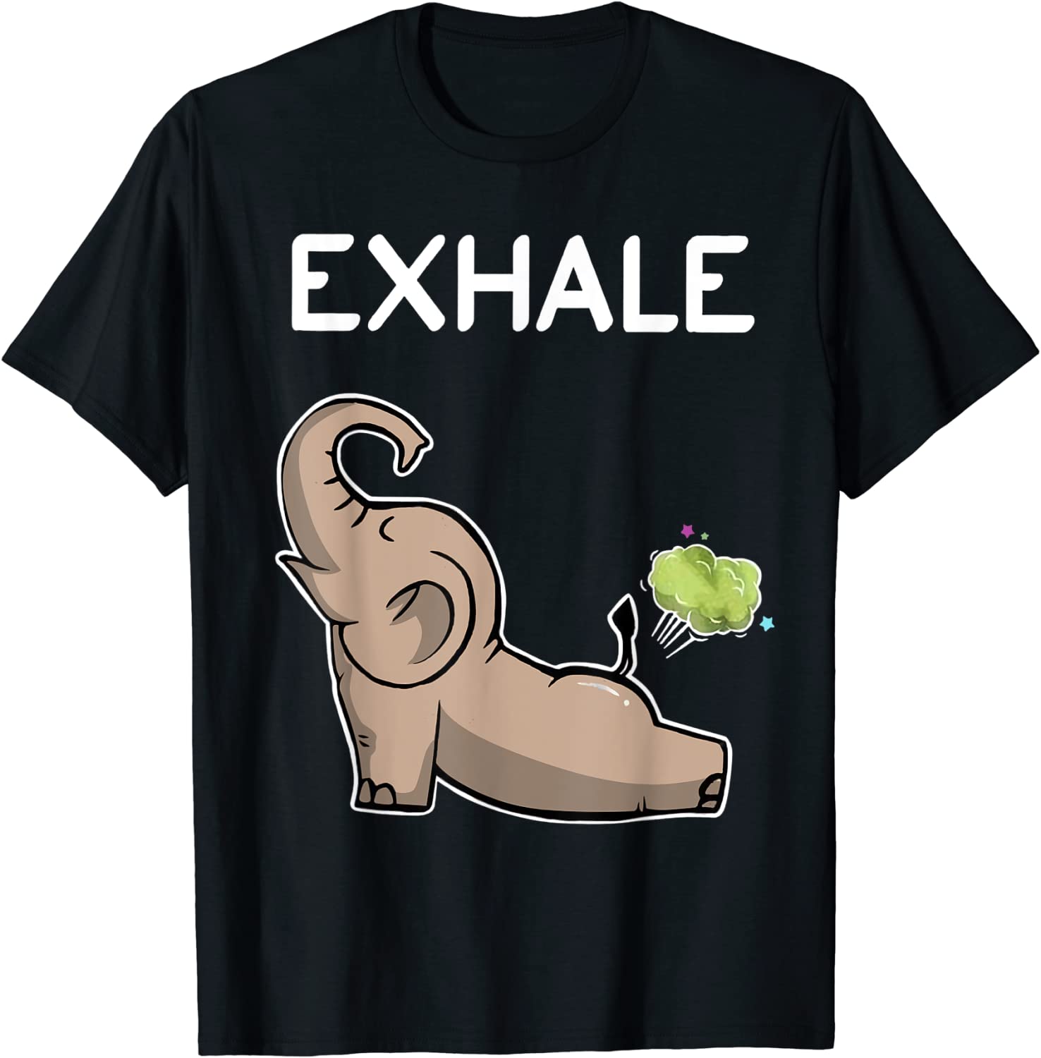 Elephant Exhale Yoga Elephant 2022 Shirt