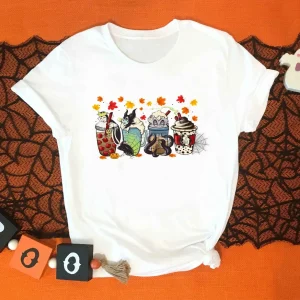 Evil Latte Coffee, Villains Latte Halloween Classic Shirt
