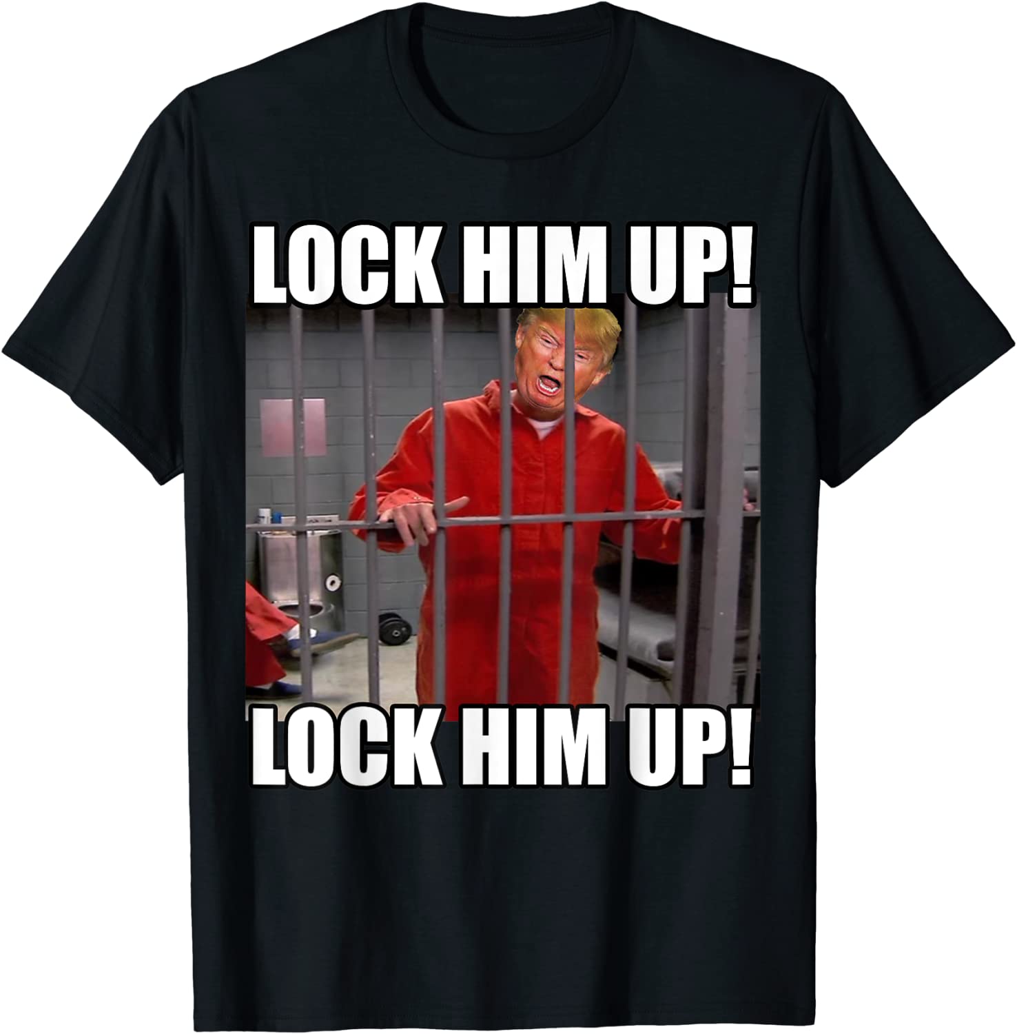FBI raids Trump's mansion Lock Him Up! (Trump Orange Jumpsuit) Classic Shirt