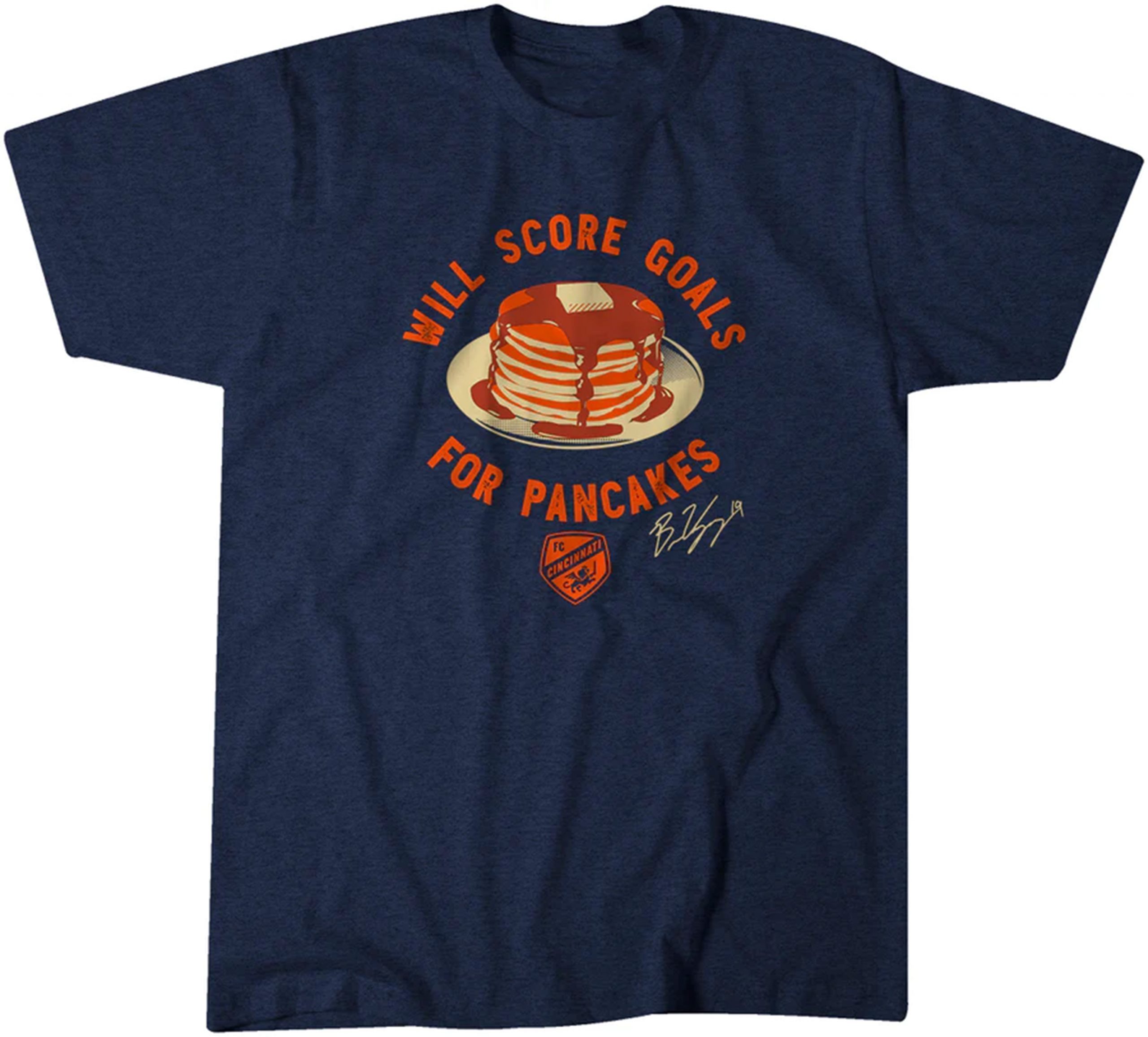 FC Cincinnati: Brandon Vazquez Pancakes 2023 Shirt