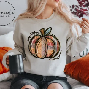Fall Pumpkin Tie Dye Halloween 2022 Shirt