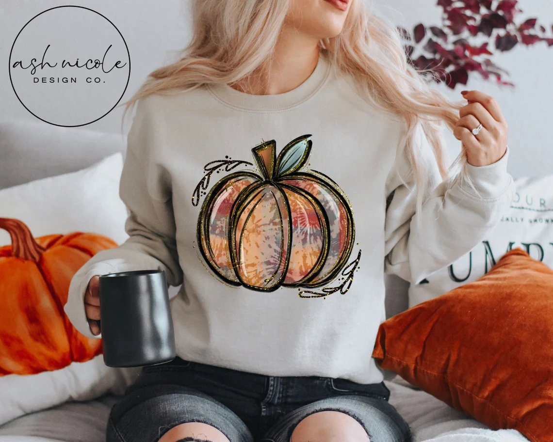 Fall Pumpkin Tie Dye Halloween 2022 Shirt