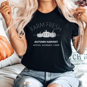 Farm Fresh Pumpkin Fall Autumn Holiday Seasonal 2022 Shirt