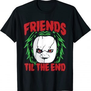 Friends Till The End Lazy Halloween Costume Horror Movie 2023 Shirt