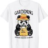 Gardening Because Murder Is Wrong Plant Lover Evil Panda 2022 Shirt
