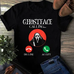 Ghostface Calling Halloween Scream You Hang Up Classic Shirt