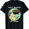 Grill BBQ Camping Master Chef Working Cat 2022 Shirt
