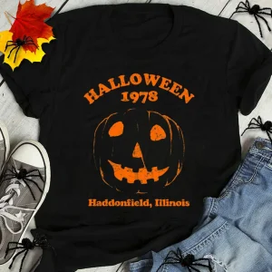 Halloween 1978 Holiday Spooky Myers Pumpkin Haddonfield Classic Shirt