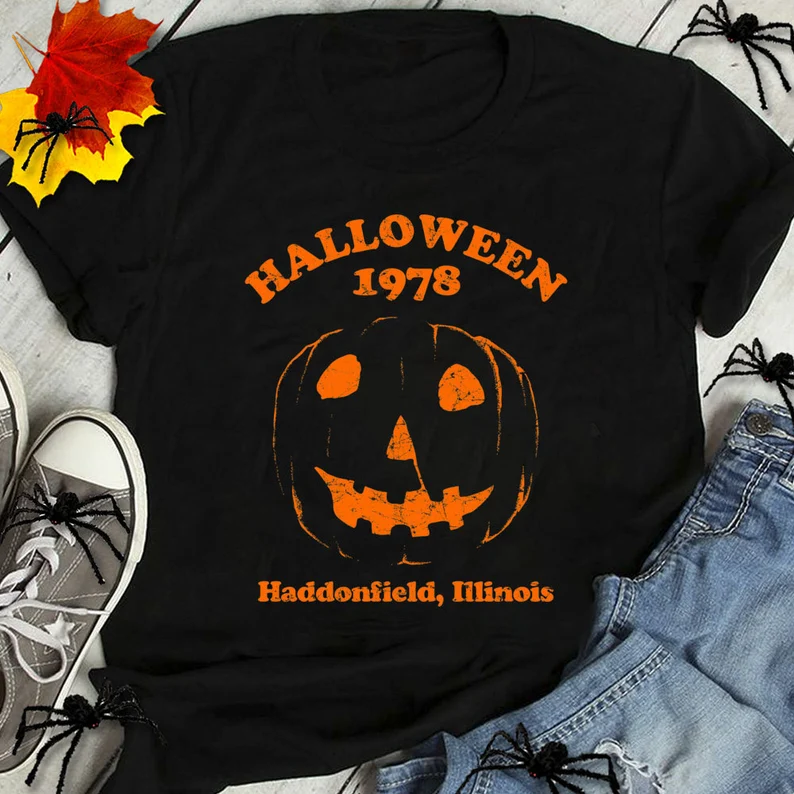 Halloween 1978 Holiday Spooky Myers Pumpkin Haddonfield Classic Shirt
