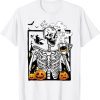 Halloween 2022 Skeleton Drinking Coffee Halloween 2022 Shirt