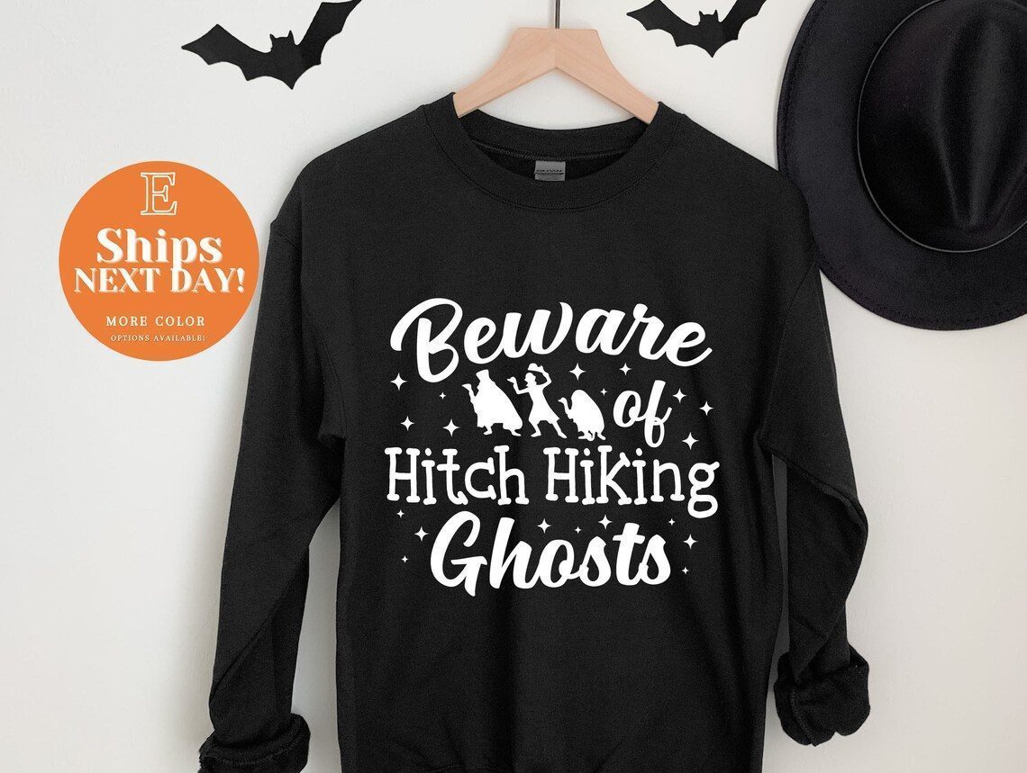 Halloween Beware Of Hitch Hiking Ghosts 2022 Shirt